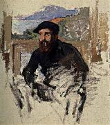 Claude Monet Self-Portrait oil painting artist